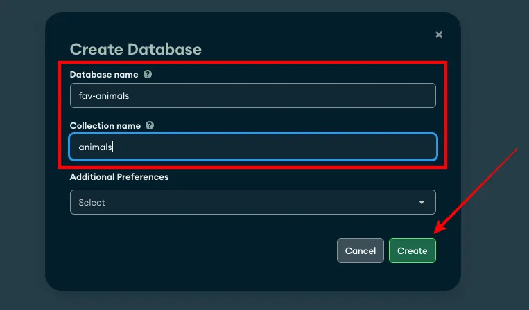 Create Database