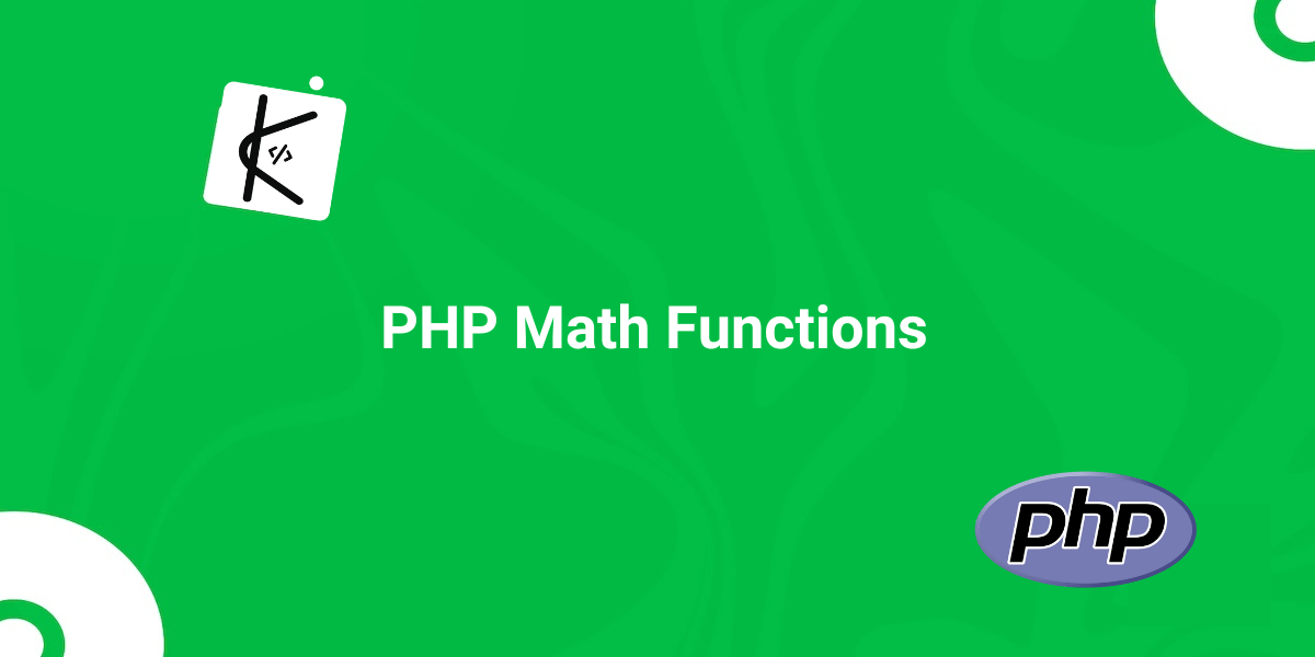 What are Math Functions in PHP?